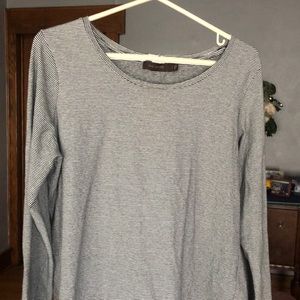 Limited long sleeve striped tee